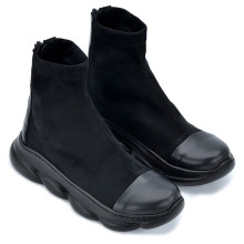 Ghete damă de tip ciorap Galia black