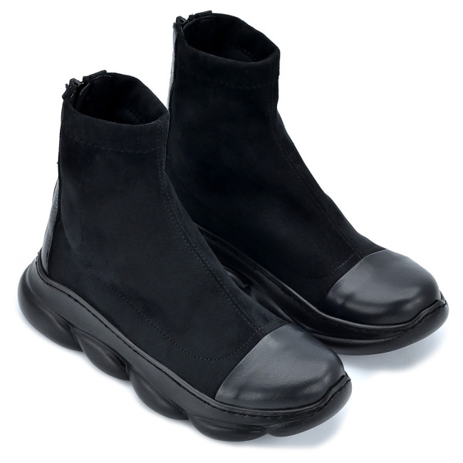 Ghete damă de tip ciorap Galia black