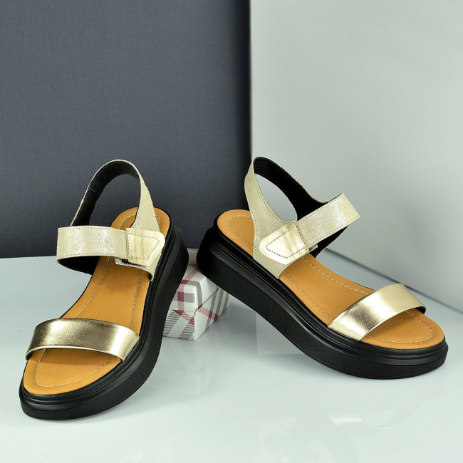 Sandale damă Mila gold
