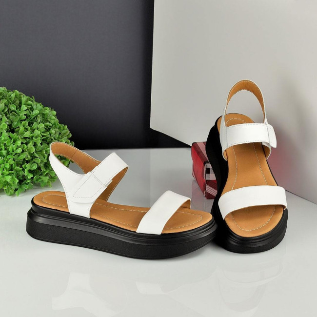 Sandale damă Mila white