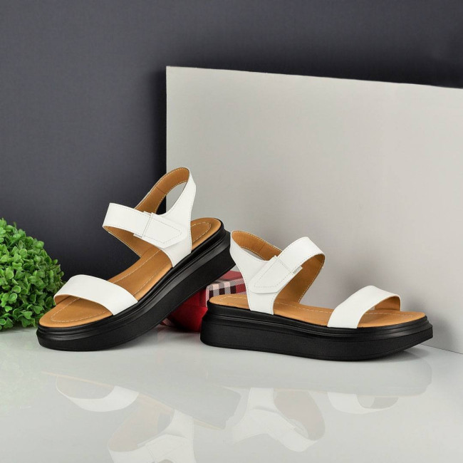 Sandale damă Mila white