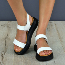 Sandale damă Mila white